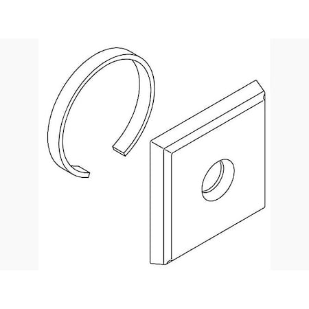 Kohler Escutcheon, 1353396-2BZ 1353396-2BZ